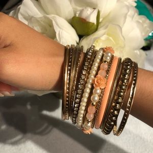 14 Bracelet Set (Gold)